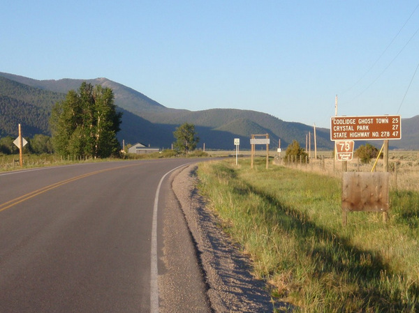 We're on the road again, MT Hwy-73.